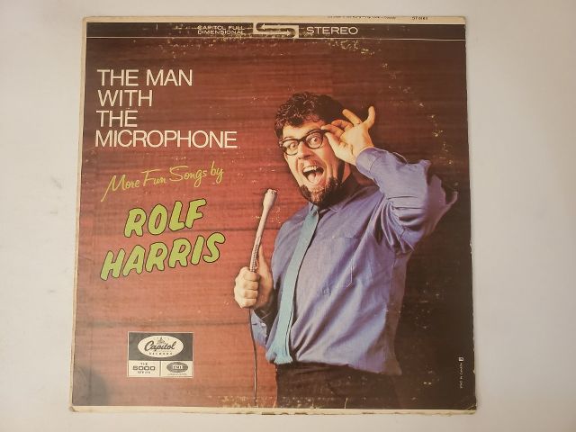 Rolf Harris The Man with the Microphone vinyl record