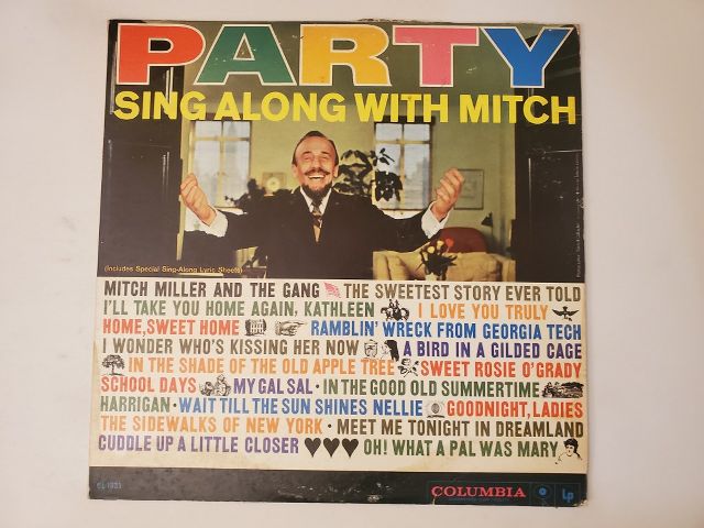 Mitch Miller and The Gang Party Sing Along with Mitch vinyl record