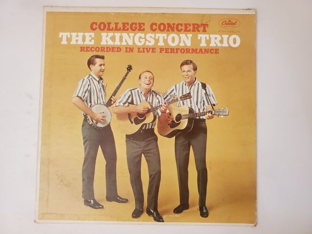 The Kingston Trio College Concert vinyl record
