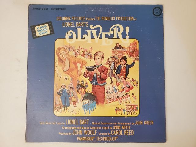 Lionel Bart Oliver! Original Soundtrack vinyl record
