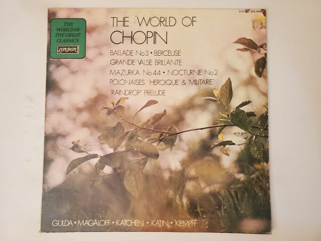 Various Artists The World of Chopin vinyl record