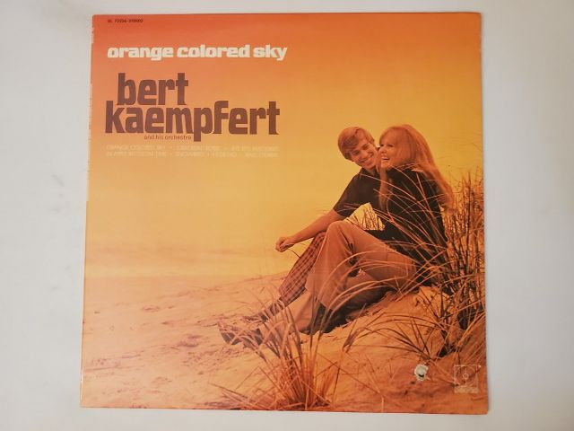 Bert Kaempfert and his orchestra Orange Colored Sky vinyl record