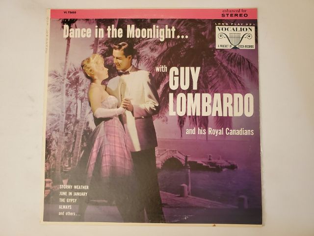 Guy Lombardo and His Royal Canadians Dance in the Moonlight vinyl record