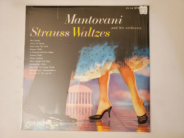 Mantovani and His Orchestra Strauss Waltzes vinyl record