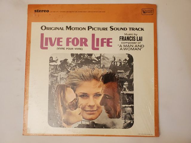 Francis Lai Live for Life (Vivre pour Vivre) vinyl record