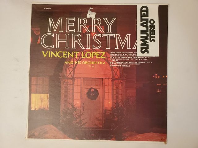 Vincent Lopez and His Orchestra Merry Christmas vinyl record