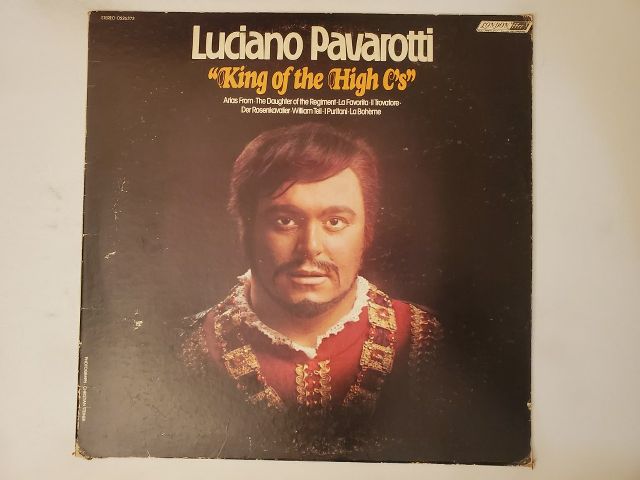 Luciano Pavarotti King of the High C's vinyl record