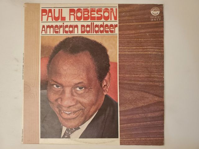 Paul Robeson American Balladeer vinyl record