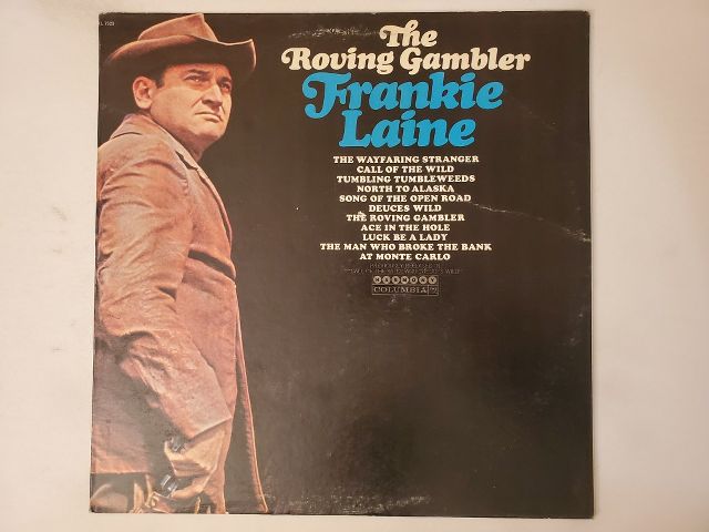 Frankie Laine The Roving Gambler vinyl record