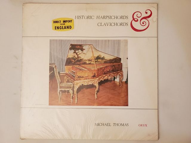 Michael Thomas Historic Harpsichords & Clavichords vinyl record