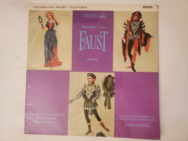 Andr? Cluytens Highlights from Faust vinyl record