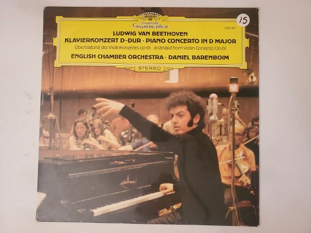 English Chamber Orchestra, Daniel Barenboim Klavierkonzert D-Dur - Piano Concerto in D Major vinyl record