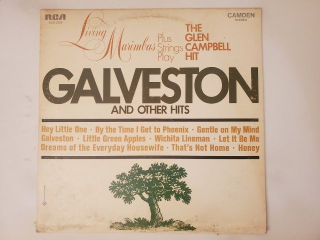 Living Marimbas Galveston and Other Hits vinyl record
