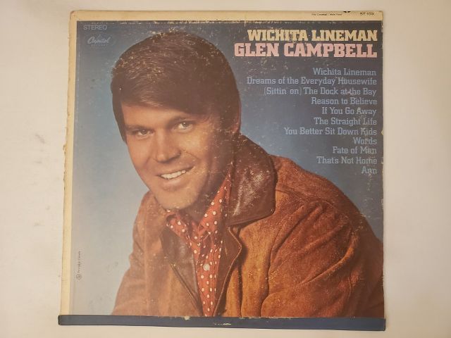 Glen Campbell Wichita Lineman vinyl record