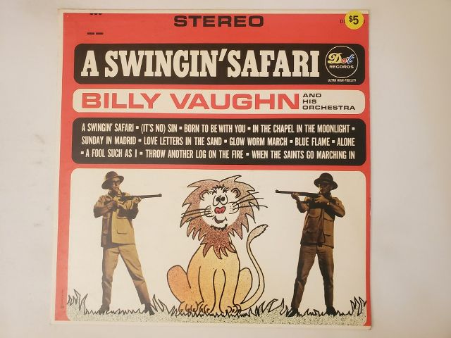 Billy Vaughn and His Orchestra A Swingin' Safari vinyl record