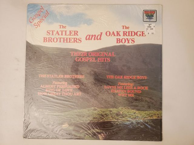 The Statler Brothers and The Oak Ridge Boys Their Original Gospel Hits vinyl record