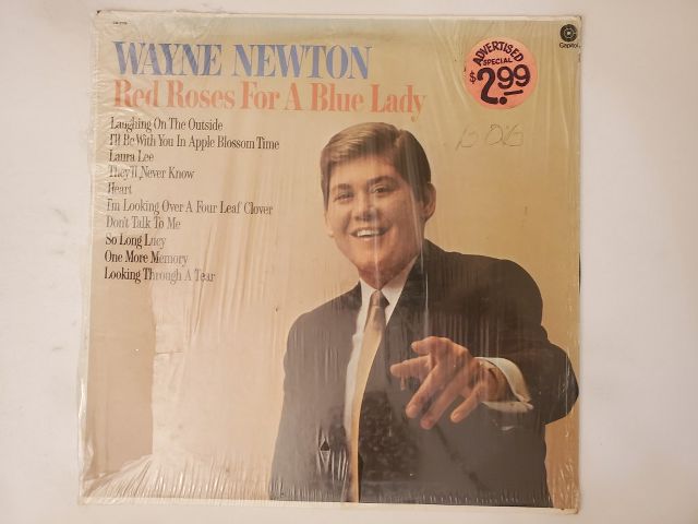 Wayne Newton Red Roses for a Blue Lady vinyl record