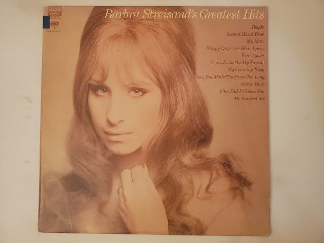 Barbra Streisand Barbra Streisand's Greatest Hits vinyl record