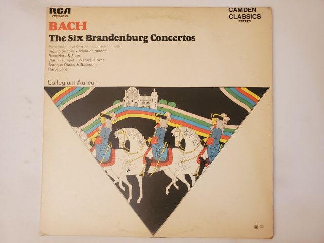 Collegium Aureum The Six Brandenburg Concertos vinyl record