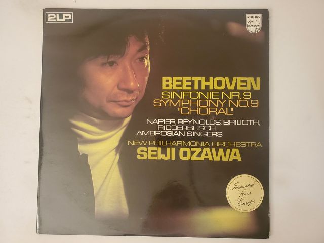 Seiji Ozawa, New Philharmonia Orchestra Beethoven: Symphony No. 9 'Choral' vinyl record