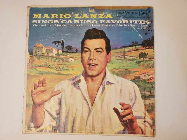 Mario Lanza Sings Caruso Favorites vinyl record