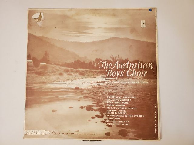 The Australian Boys' Choir Unknown vinyl record