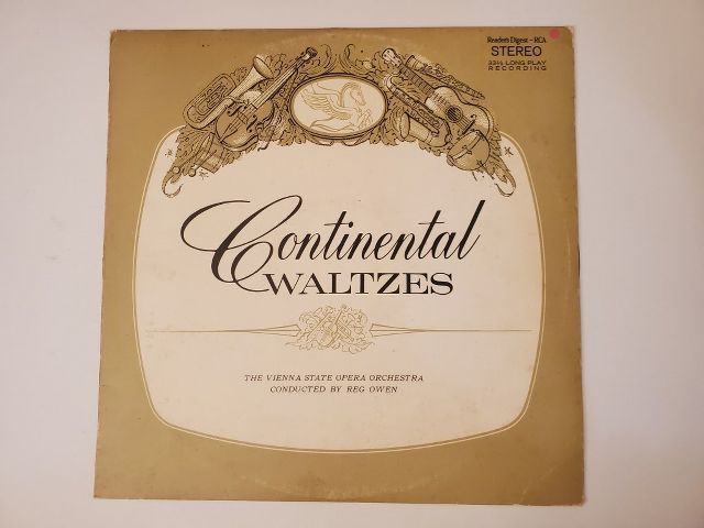 The Vienna State Opera Orchestra Continental Waltzes vinyl record