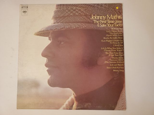 Johnny Mathis The First Time Ever (I Saw Your Face) vinyl record