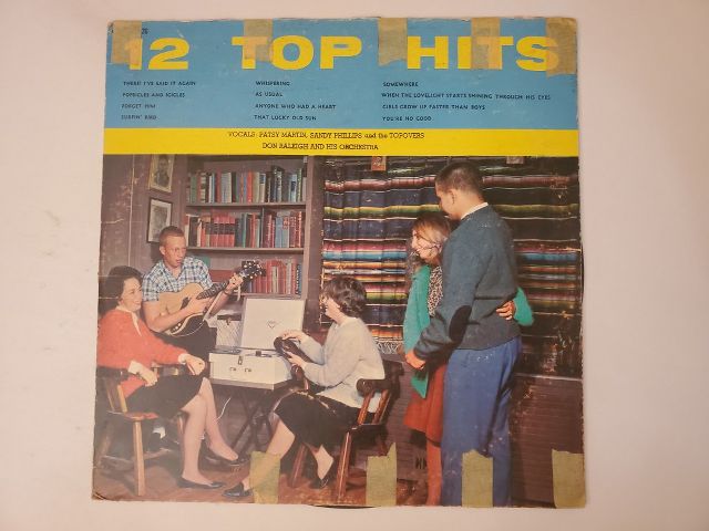 Patsy Martin, Sandy Phimester and the Topovers 12 Top Hits vinyl record