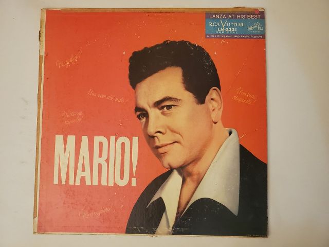 Mario Lanza Mario! vinyl record