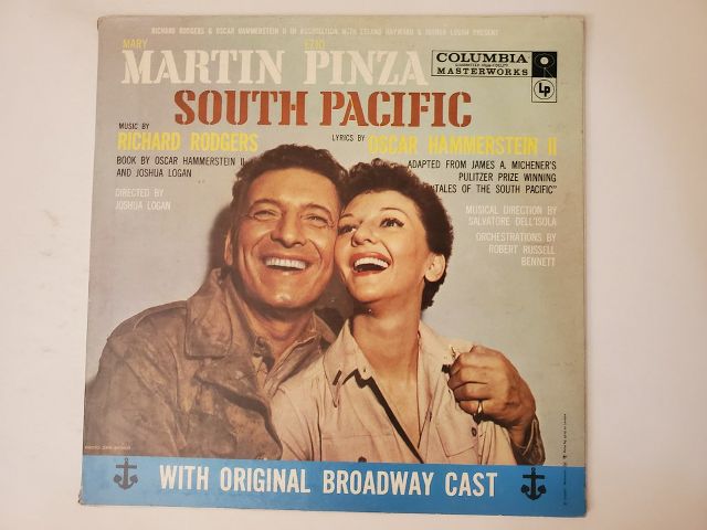 Original Broadway Cast South Pacific vinyl record