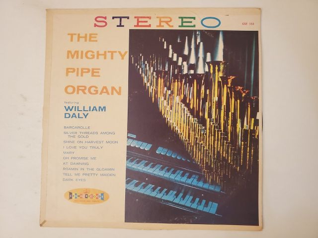 William Daly The Mighty Pipe Organ vinyl record