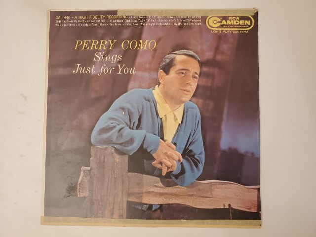 Perry Como Sings Just for You vinyl record