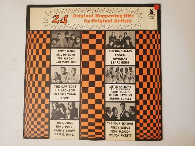 Various Artists 24 Original Happening Hits by Original Artists vinyl record