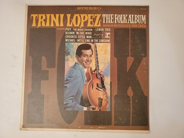 Trini Lopez The Folk Album vinyl record