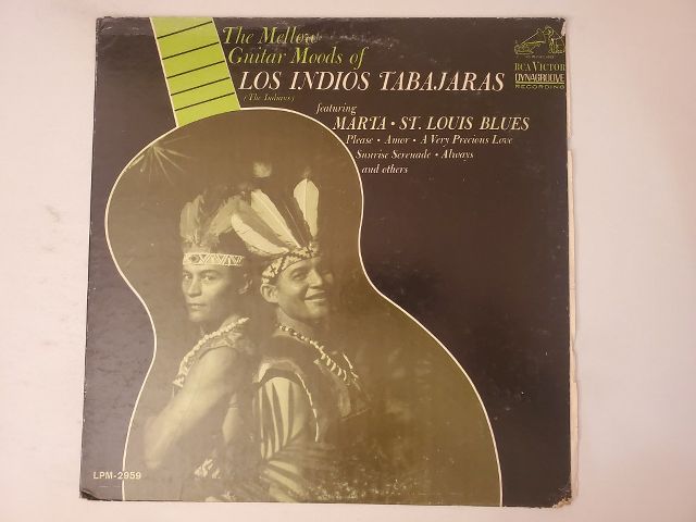 Los Indios Tabajaras The Mellow Guitar Moods of Los Indios Tabajaras vinyl record