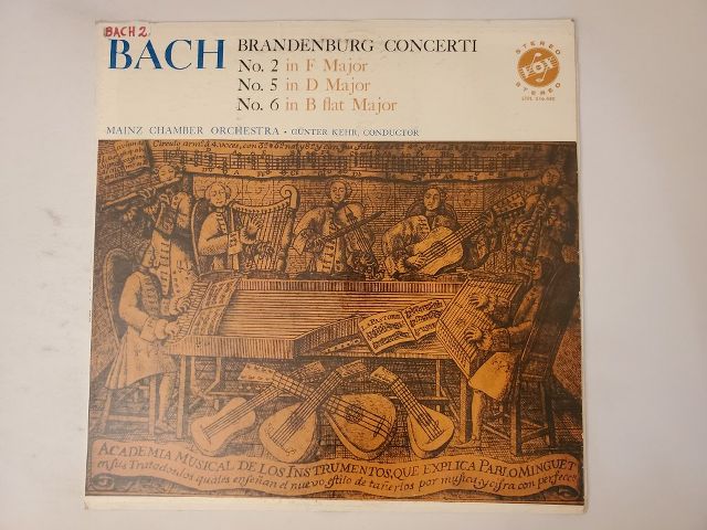 Johann Sebastian Bach Brandenburg Concerti vinyl record