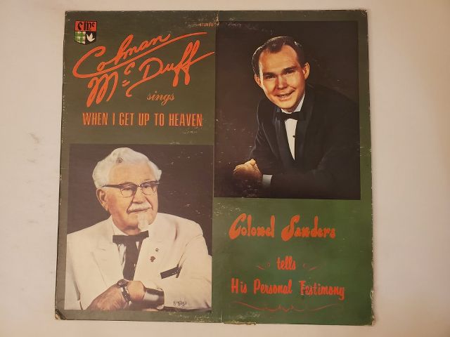 Conlan McDuff When I Get Up to Heaven vinyl record