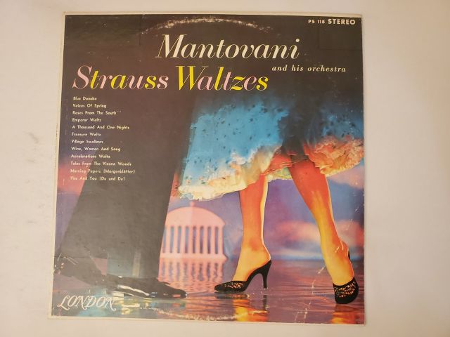 Mantovani and His Orchestra Strauss Waltzes vinyl record