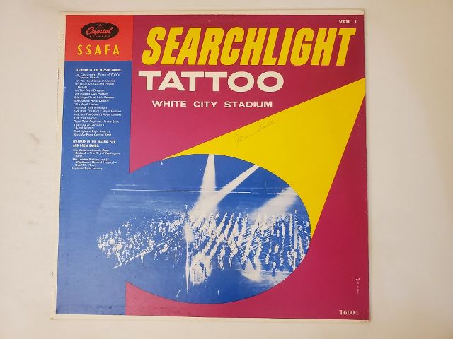 Various Artists Searchlight Tattoo: White City Stadium Vol. 1 vinyl record