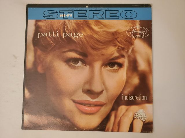 Patti Page Indiscretion vinyl record