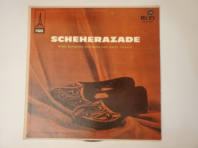 RIAS Symphony Orchestra Scheherazade vinyl record