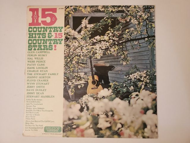 Various Artists 15 Country Hits & 15 Country Stars vinyl record