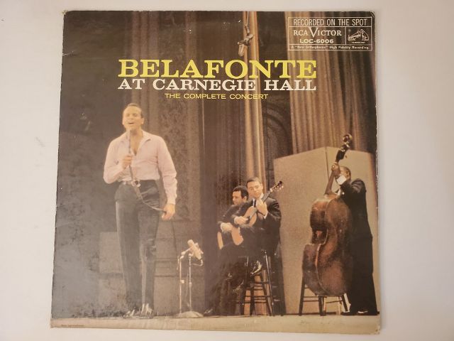 Harry Belafonte Belafonte at Carnegie Hall vinyl record