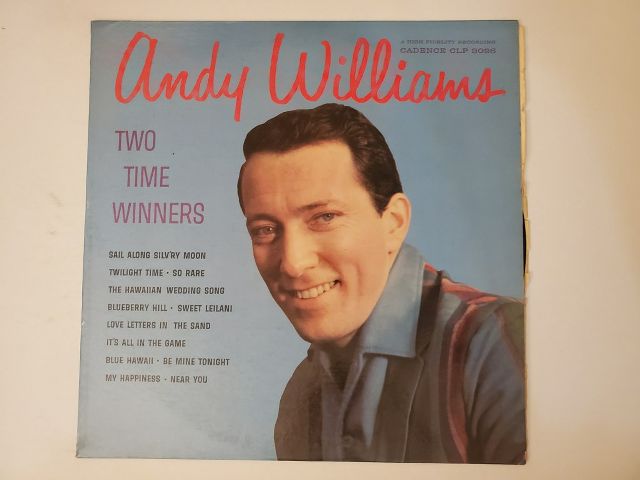 Andy Williams Two Time Winners vinyl record