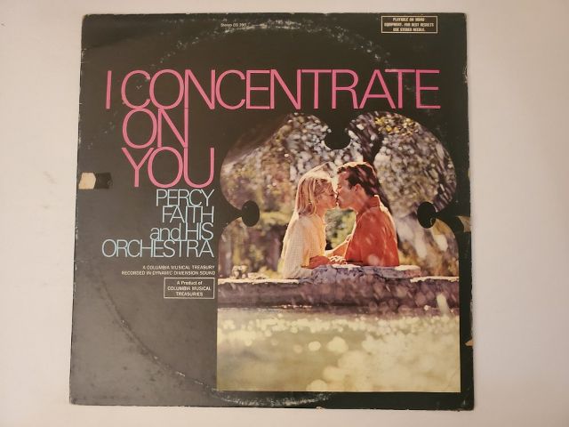 Percy Faith and His Orchestra I Concentrate on You vinyl record