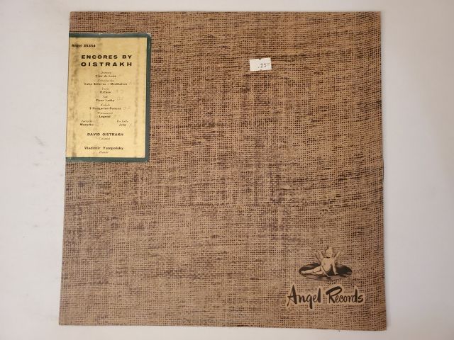 David Oistrakh Encores by Oistrakh vinyl record