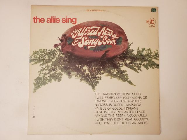 The Aliis The Alfred Apaka Song Book vinyl record