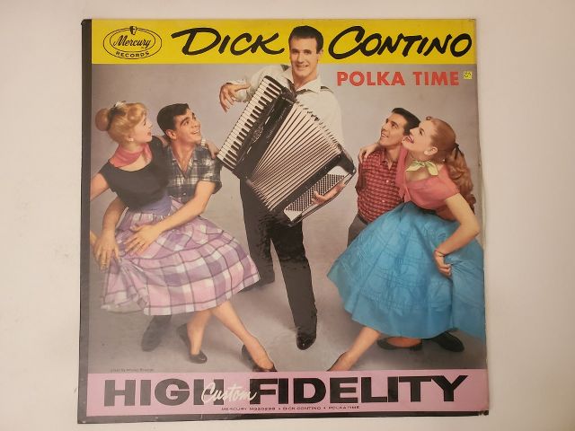 Dick Contino Polka Time vinyl record