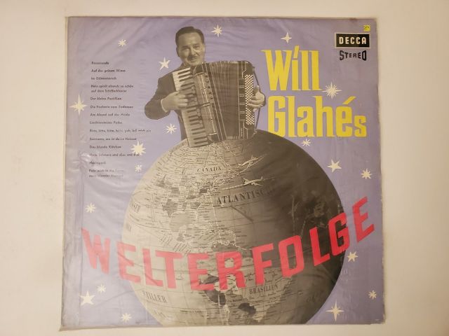 Will Glahe Welterfolge vinyl record